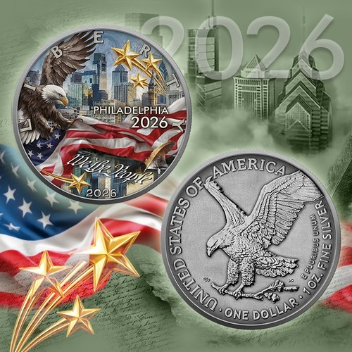Silbermünze american - 1, oz