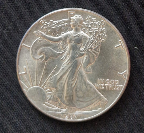American silver eagle 1987 - american, –