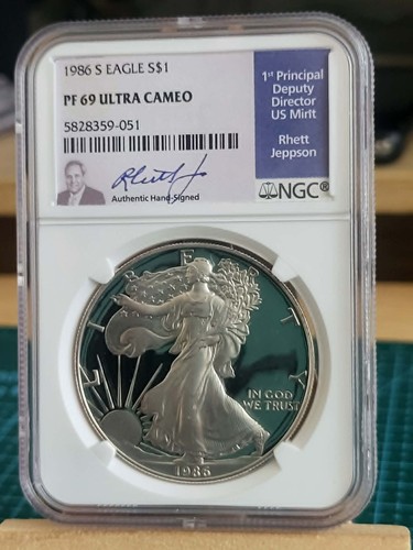 1986 1oz american silver - 1986,
