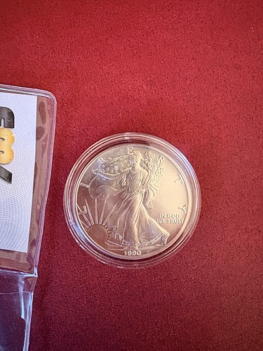 1990 american silver eagle - silver, usa