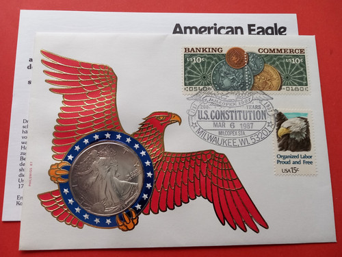 Numisbrief us dollar 1987 - numisbrief,