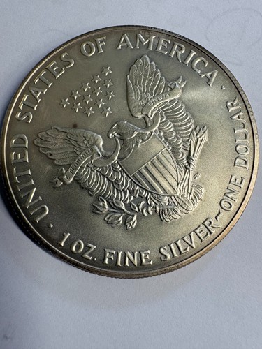 Silbermünze american - oz,