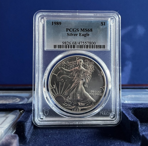 1989 american silver eagle - american,