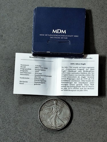American silver eagle 1995 - silver,