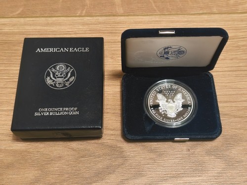 1oz silber american eagle pp - silber,